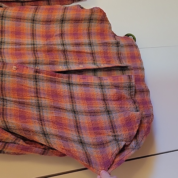 Anthropologie Pilcro Button Down Plaid Shirt - Picture 3 of 5